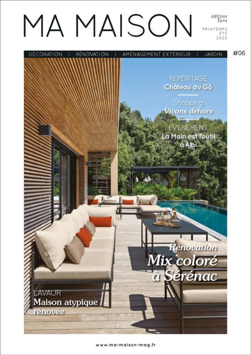 Novela Façades présent dans le magazine MA MAISON