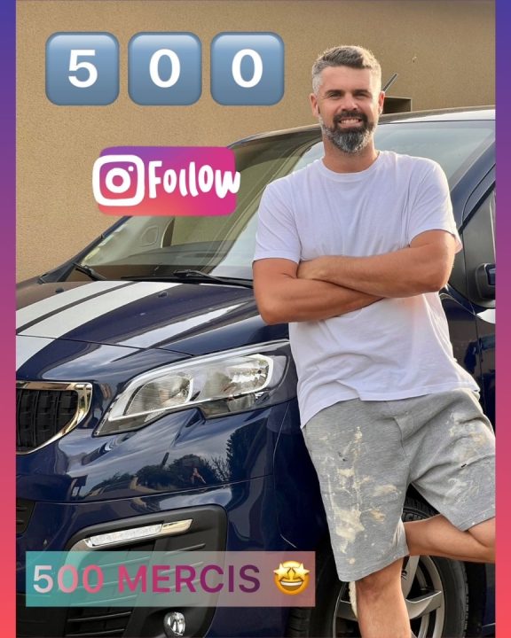 500 Followers sur notre page Instagram