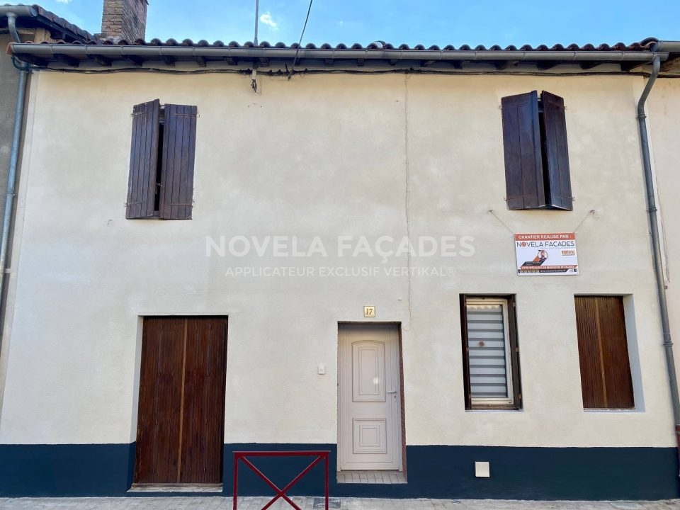 Façade de bâtiment avec Novela Façades.